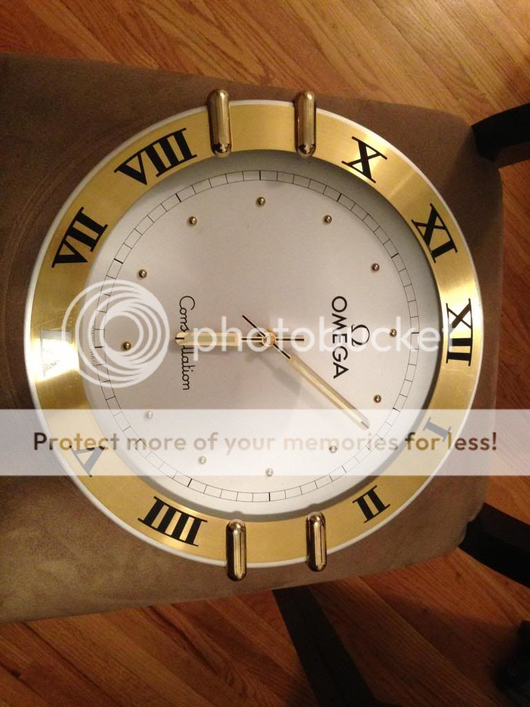 FS BREITLING & OMEGA Dealer Wall Clocks! OEM and AUTHENTIC!